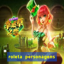 roleta personagens de anime